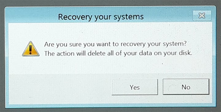 recovery box in windows