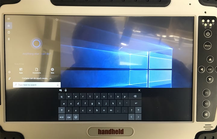 algiz 10x v2 with small on-screen keyboard