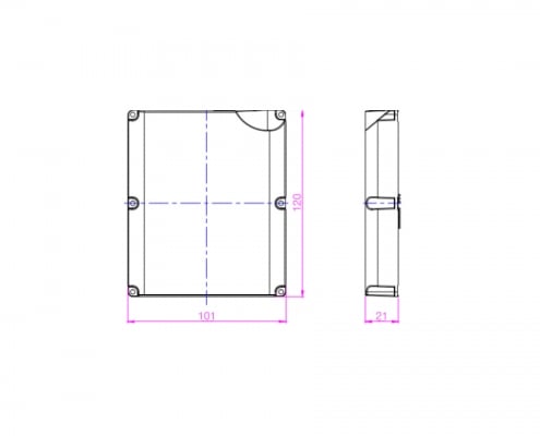 handheld algiz 8x backpack expansion mechanical drawing