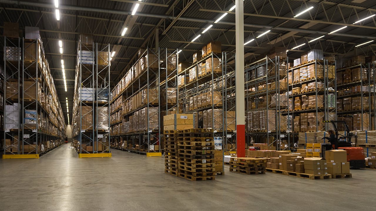 Warehouse environment.