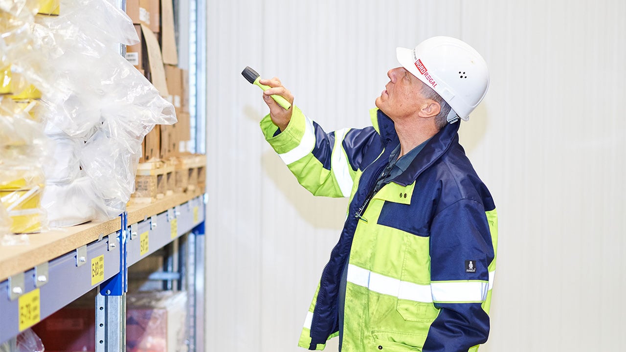 Inspection of warehouse