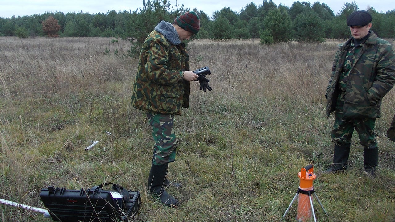 Workers in field