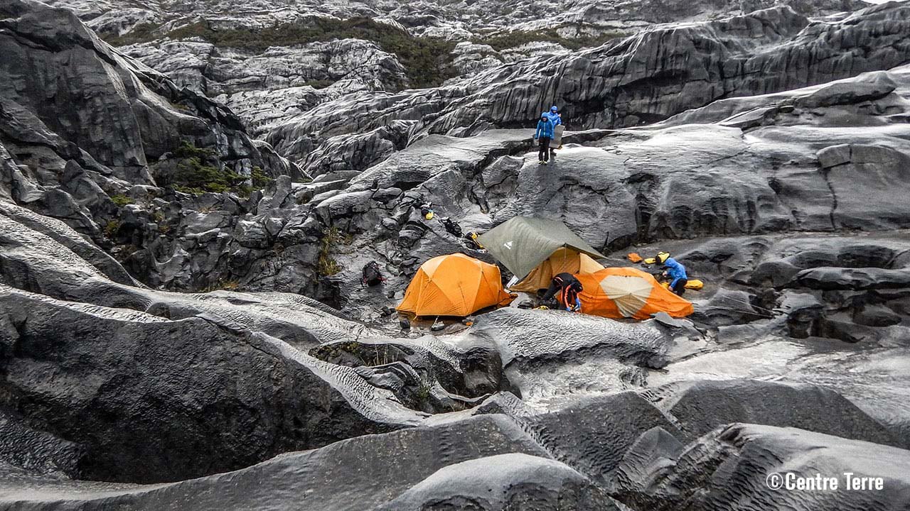 Camping in the landscapes of Patagonia