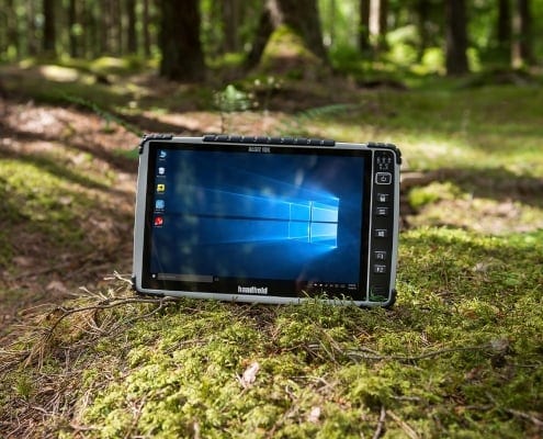 handheld algiz 10x in forest