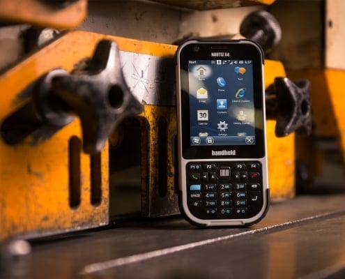 handheld nautiz e-ticket pro ii in industrial environment