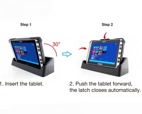 handheld algiz 8x desktop cradle how to insert