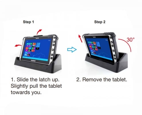 handheld algiz 8x desktop cradle how to remove