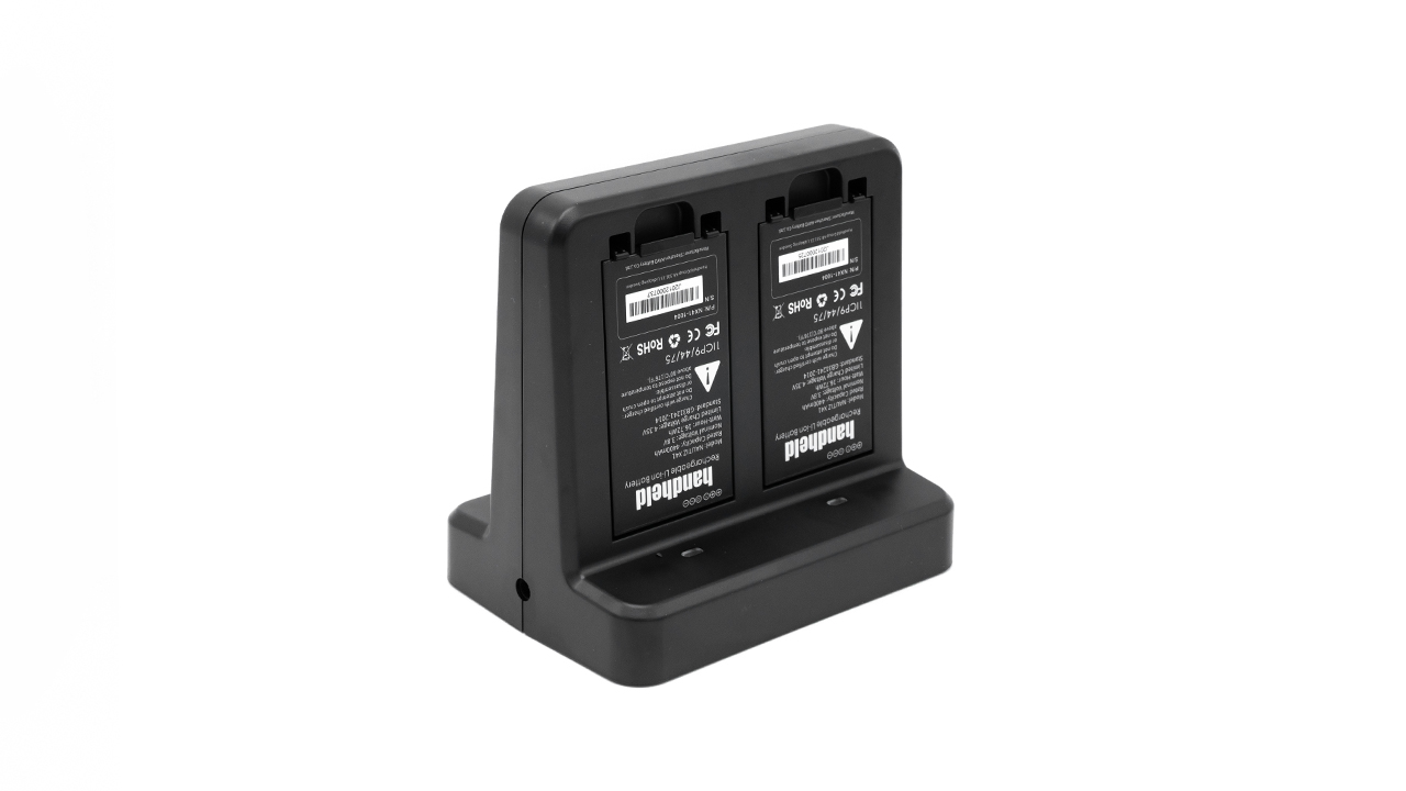 handheld nautiz x41 four-slot battery charger