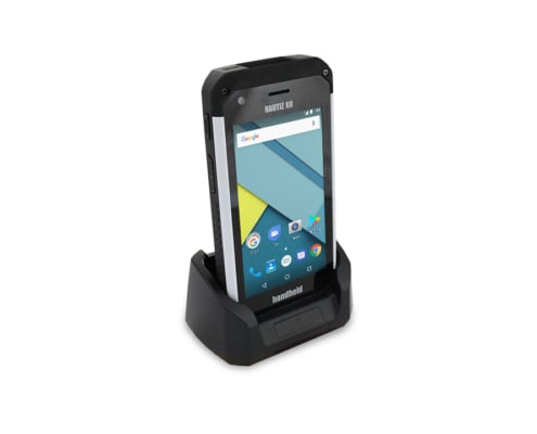 handheld nautiz x9 in desktop cradle