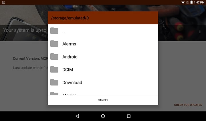 android screenshot