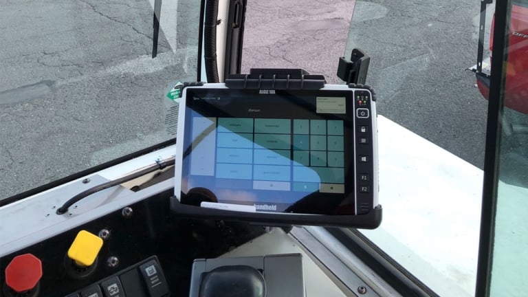 Yard Management System with rugged tablets Handheld