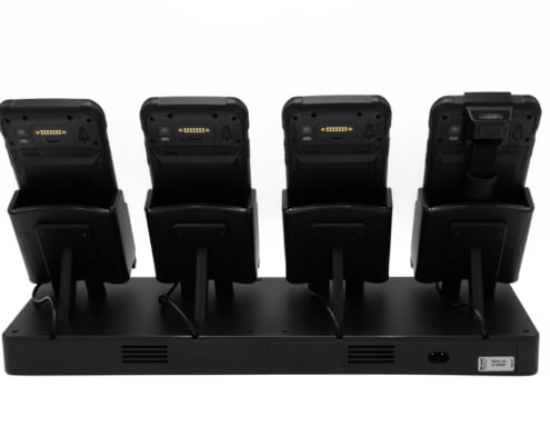 handheld nautiz x6 four-slot charging station