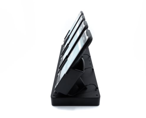 handheld nautiz x6 four-slot charging station