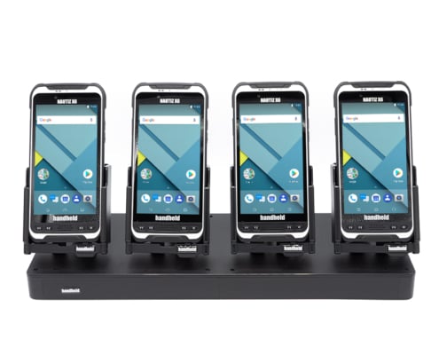 handheld nautiz x6 four-slot charging station